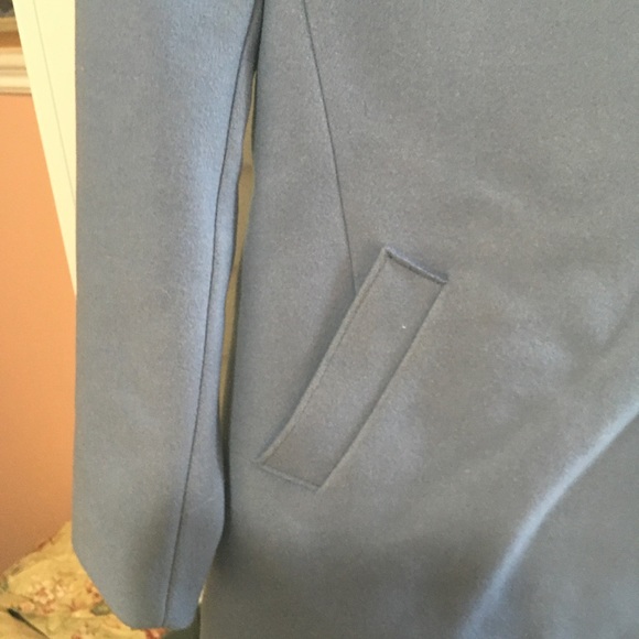 Women’s Jacket, Banana Republic, Powder Blue, wool, wrap tie. Never worn, US 6P - Picture 5 of 5